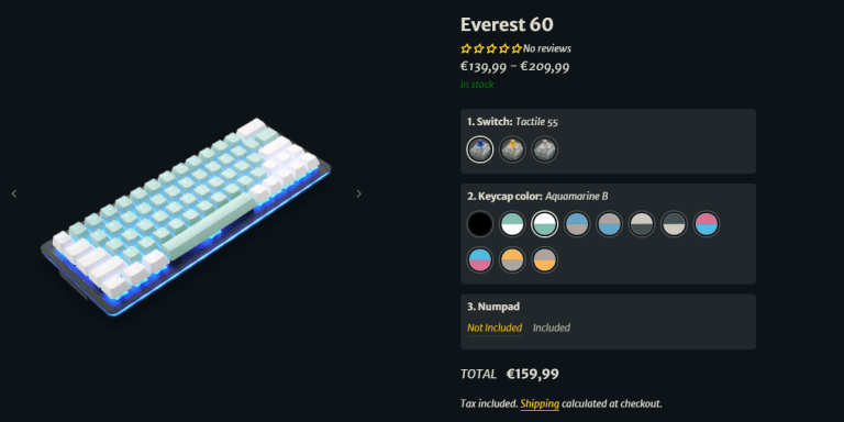 Mountain 发布 Everest 60 机械键盘-图示1