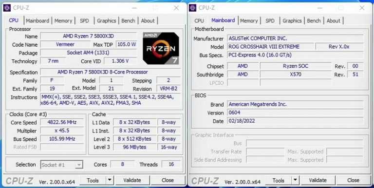 Ryzen 7 5800X3D的超频时钟达到4.82 GHz-图示1