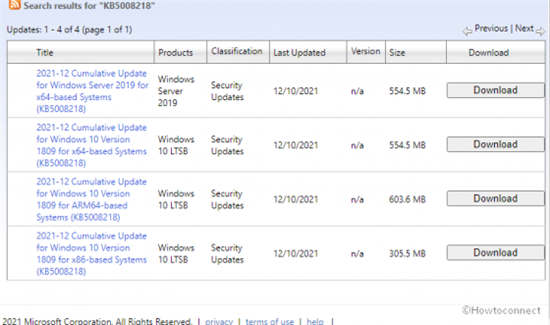 如何下载 KB5008206、KB5008218 并在 Windows 10 上安装-图示1