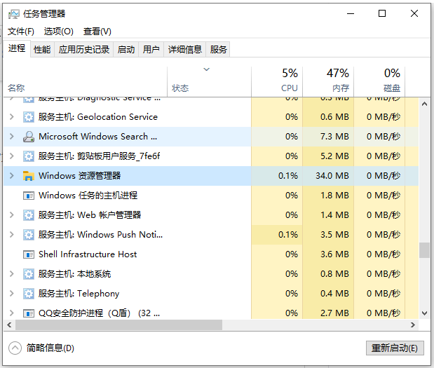 win10专业版开机任务栏卡住了怎么办-图示1