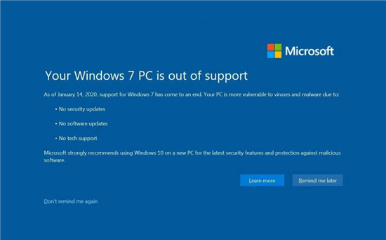 Win7支持到期如何禁用Windows7不再支持消息-图示2