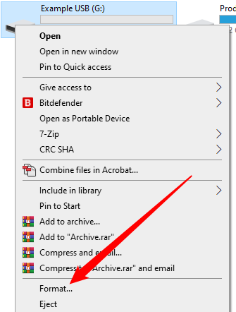 如何在Windows10上格式化USB驱动器-图示3