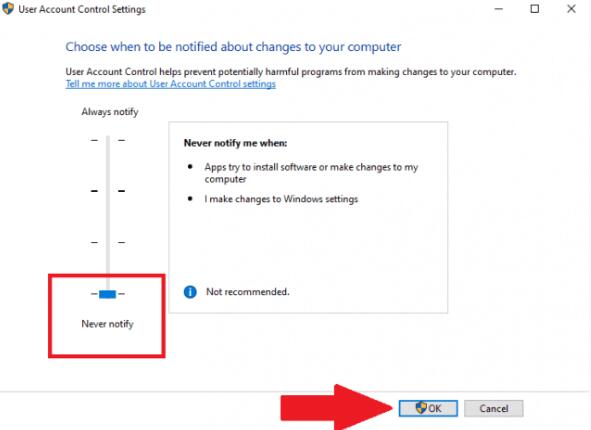 如何在 Windows 10 上完全禁用用户帐户控制 (UAC)-图示3