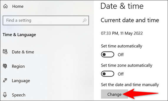 windows10电脑如何手动更改时间技巧-图示4