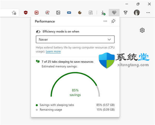 Microsoft Edge 100改进了睡眠标签行为-图示1