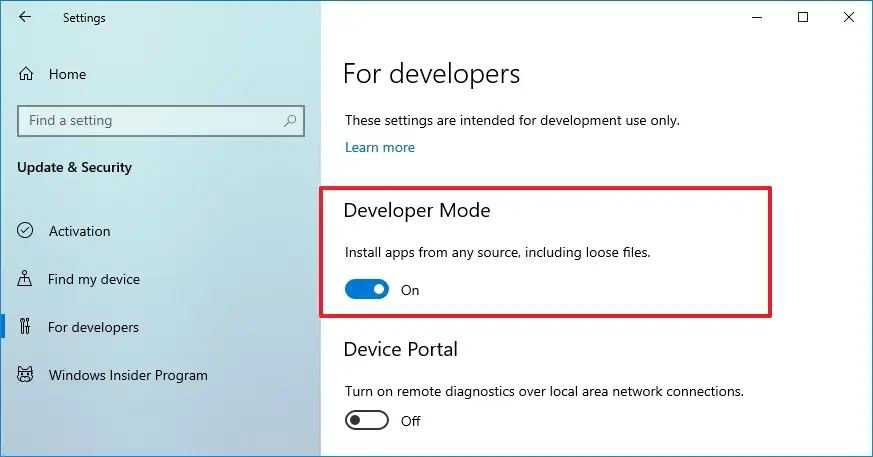 如何使用 PowerShell 安装未签名的 Windows 10 应用-图示1