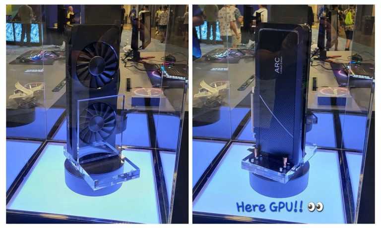 这是用于桌面平台的旗舰 Intel Arc GPU-图示1