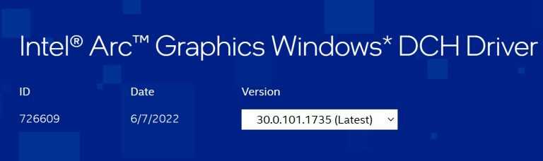 Intel更新Arc显卡驱动：支持Arc A730M-图示1