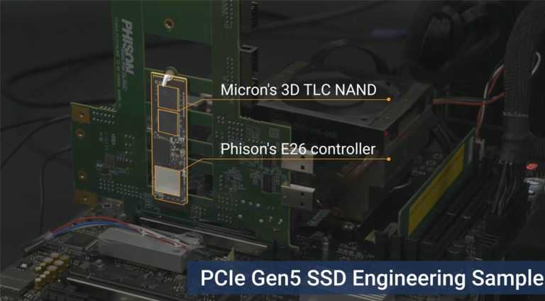 群联展示PS5026-E26 SSD控制器样品-图示1