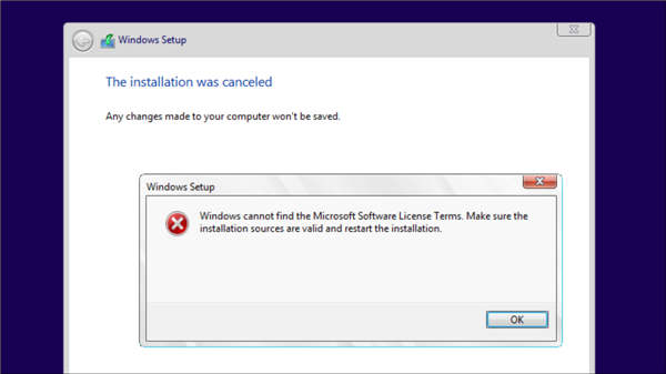 如何修复“Windows无法找到Microsoft软件许可条款”-图示1