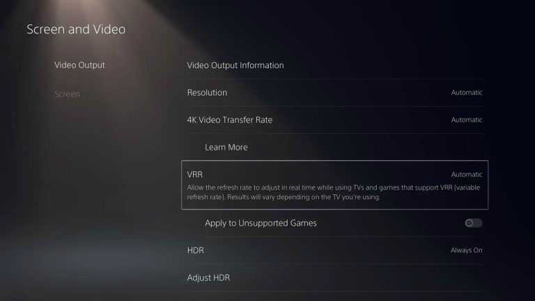 索尼将推送 PlayStation 5 系统更新以启用 VRR-图示1