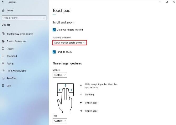 如何在Windows10专业版上反转触摸板滚动方向-图示1