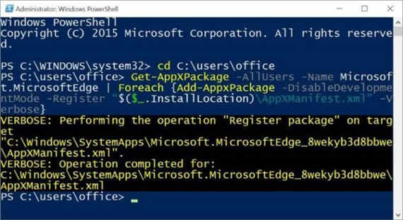 如何在Windows10中重新安装Microsoft?Edge浏览器-图示5