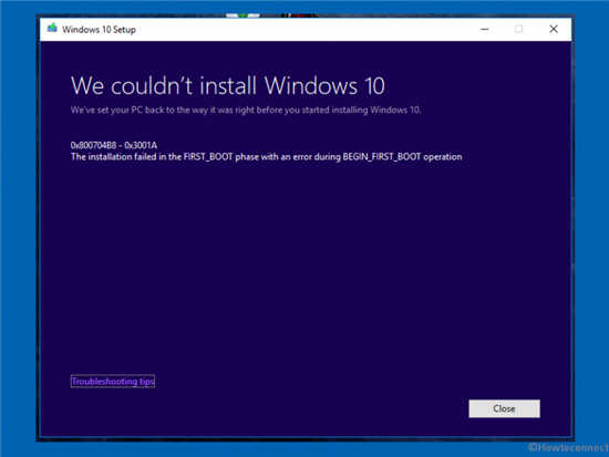 如何修复Windows10或11中的安装错误0x800704B8–0x3001A-图示1
