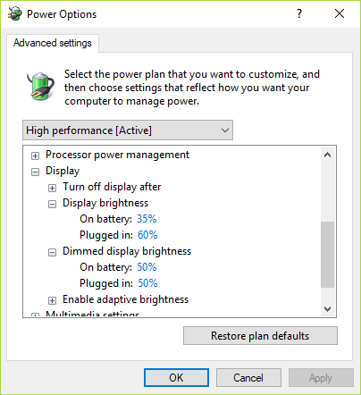 已解决：Windows 10 亮度滑块不起作用或变灰-图示1